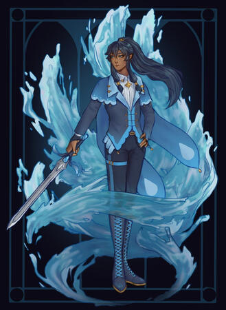 Fully Shaded w/ Background